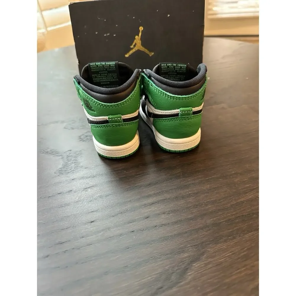 Toddlers Air Jordan RETRO 1 HIGH OG 'LUCKY GREEN' Size 3C